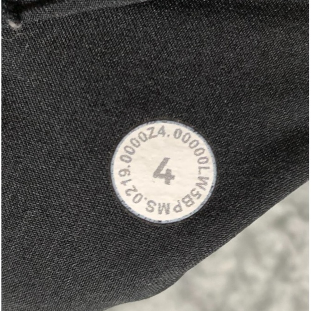 Lululemon On The Fly Pant Womens 4 Black Woven High Rise Wrinkle Free 7/8 Travel - Picture 5 of 9